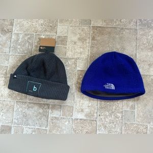 The North Face - knit beanie set